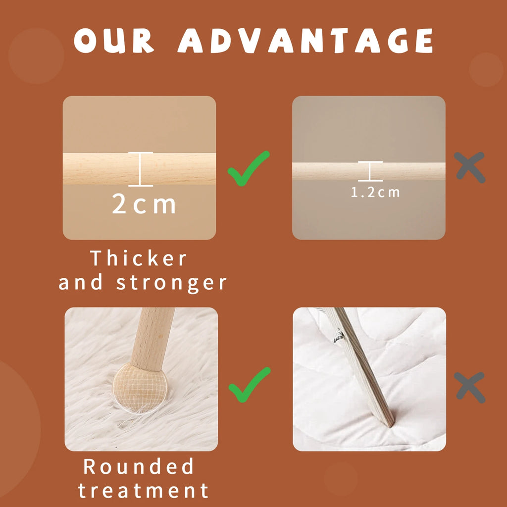 Baby Wooden Toys Play Gym Ordic Baby Room Decor Wood Nursery Sensory Toy Gift Nursing Toys Shower Gifts Room Decor Newborn Toys