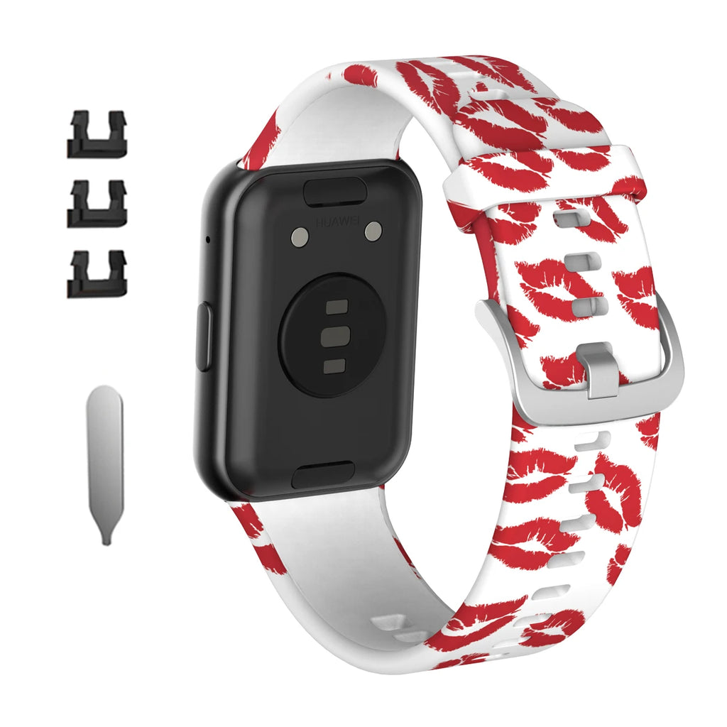 Silicone Band For Huawei Watch FIT Strap Smartwatch Accessories Replacement Wrist Bracelet Correa huawei watch fit Straps