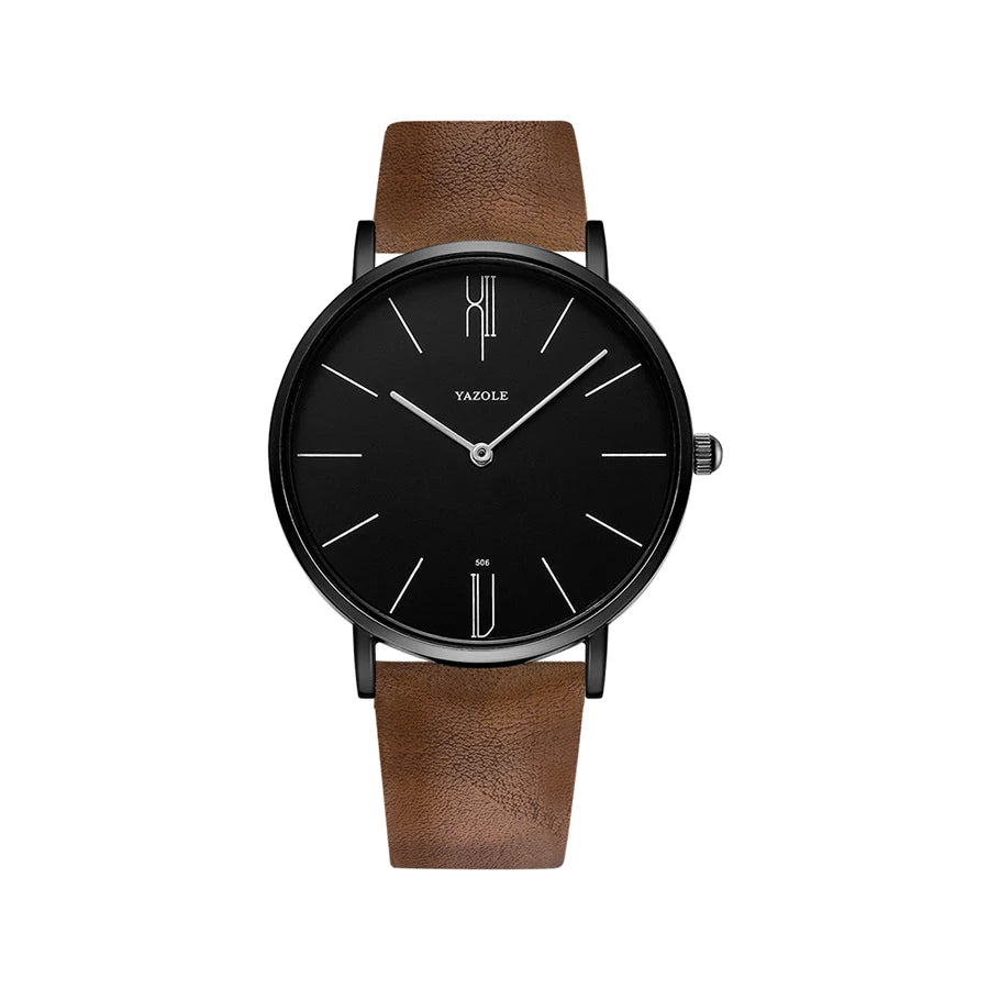 Outdoor Men Watch Genuine Leather Military Sports Analog Quartz Wristwatch Decoration Business Man Clock Calendar Montre Homme