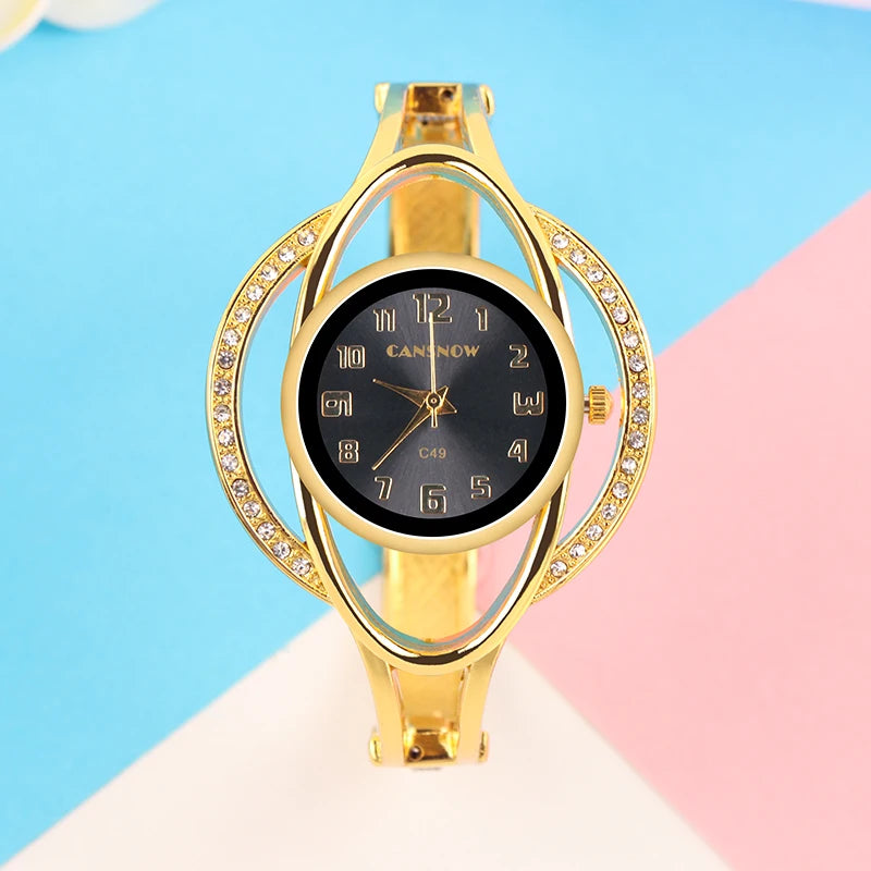 Femme Luxury Steel Women Bracelet Watch Montre Band Quartz Wristwatch Female Clock Relogio Feminino Hand Bangle Saati Gift Lady