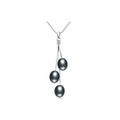 ZHBORUINI 2024 Fashion Pearl Necklace Pearl Jewelry Multicolour Natural Pearl Pendant 925 Sterling Silver Jewelry For Women Gift