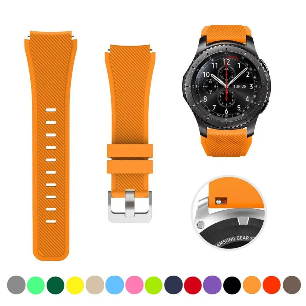 20mm 22mm Strap For Samsung galaxy watch 4 5 6 7 44mm 5 pro 45mm Gear S3 Frontier bracelet Huawei watch gt 2/2e/3/4/5/6 pro Band