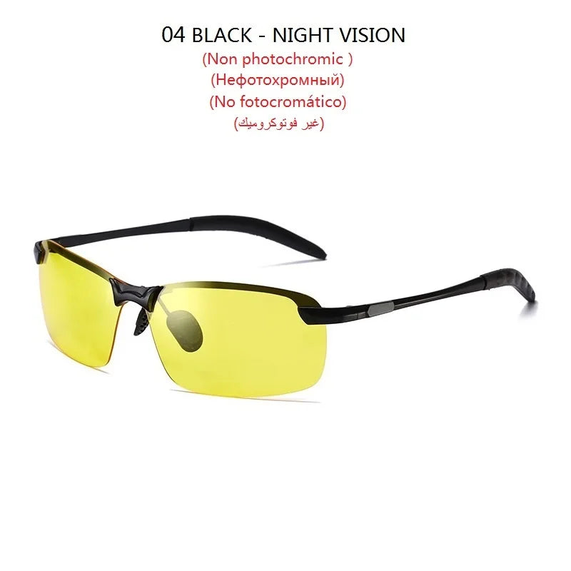 Photochromic Sunglasses Men  Driving Chameleon Glasses Male Change Color Sun Glasses Day Night Vision Driver's Eyewear