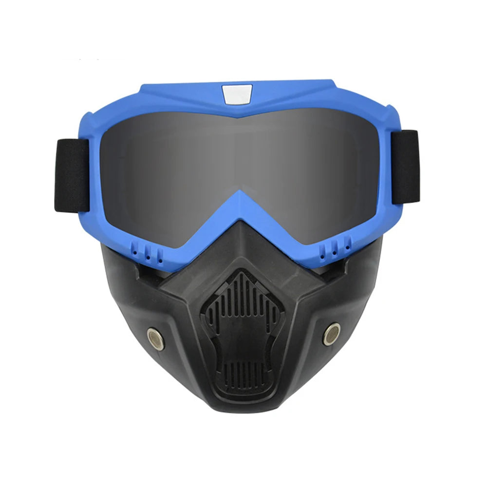 Outdoor Ski Snowboard Mask Snowmobile Skiing Goggles Windproof Motocross Protective Glasses Safety Goggles With Mouth Filter