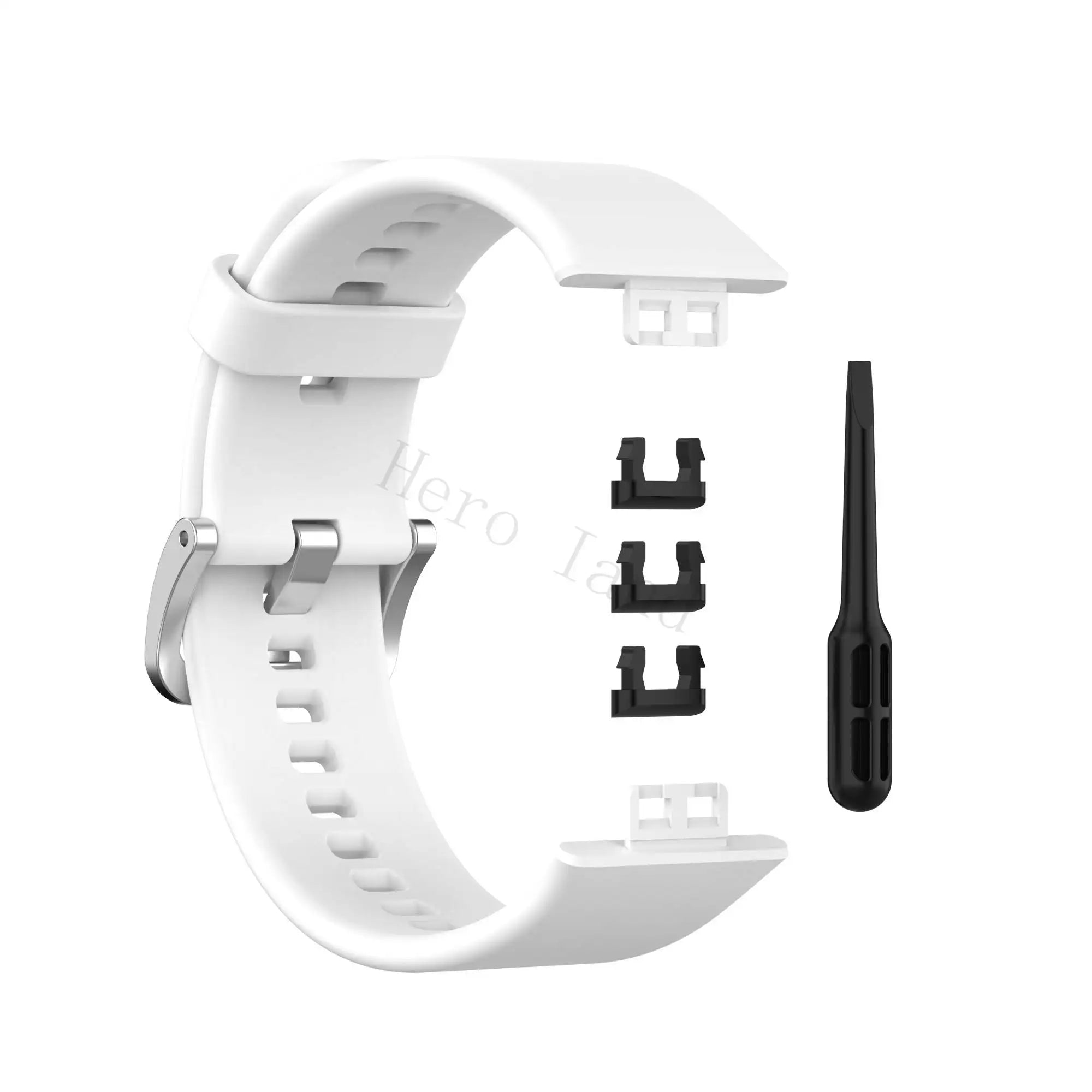 Sport Silicone Watchband For Huawei Watch Fit Strap Original SmarwatchWriststrap Belt Bracelet Printing Accessories with tool