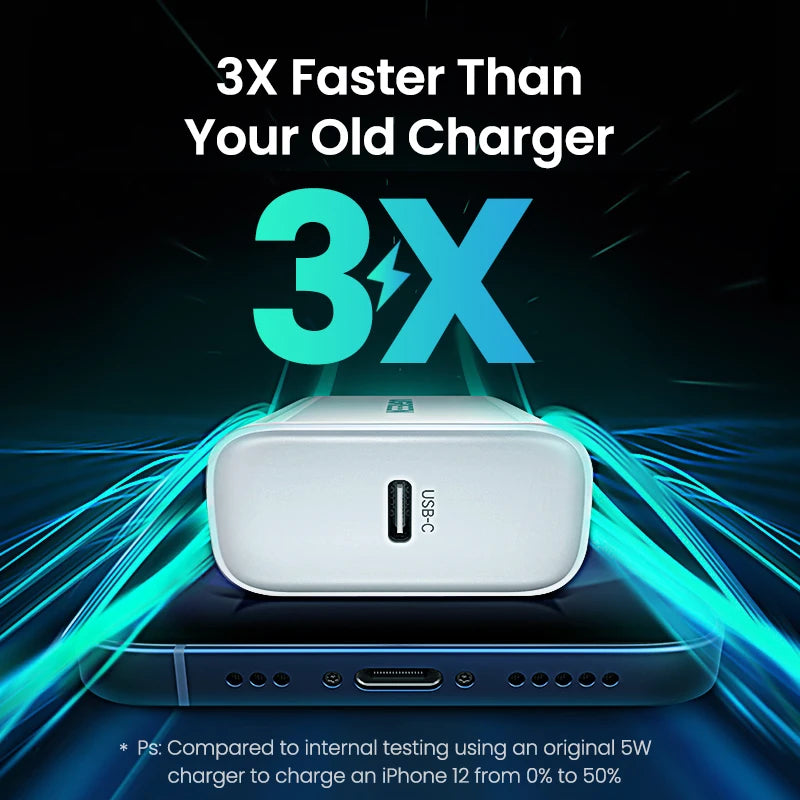 UGREEN Quick Charge 4.0 3.0 QC PD Charger 20W QC4.0 QC3.0 USB Type C Fast Charger for iPhone 18 17 16 Pro Xiaomi Phone PDCharger