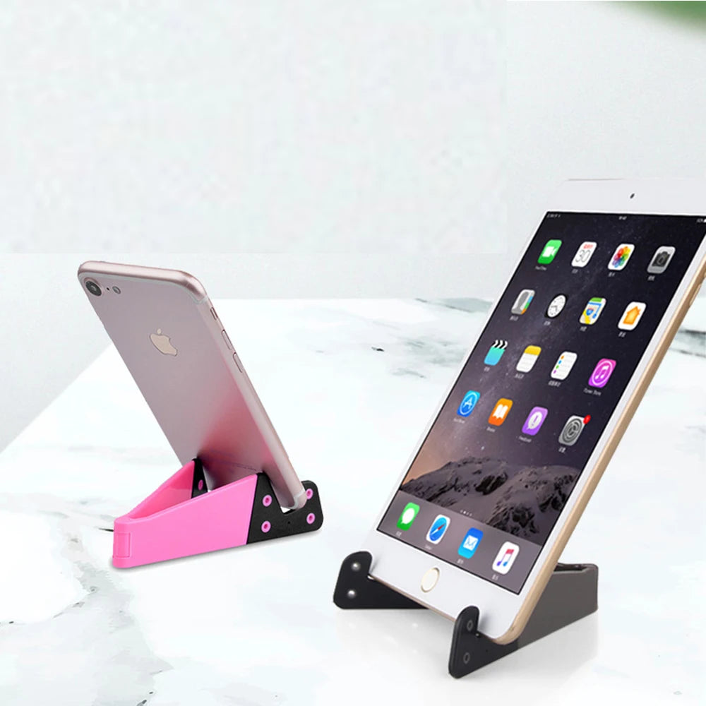 V-Shaped Universal Foldable Mobile Cell Phone Stand Holder for Smartphone Tablet Adjustable Support Phone Support Bracket Mount