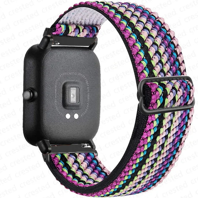 Nylon band For Amazfit GTS 4/2/2e/3/GTS2 Mini/GTR/4/3/Pro/GTR2/stratos Bracelet correa Amazfit bip 6 5 3 20mm/22mm Watch straps