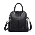 3in1 Backpack Multifunction Women Backpacks Vintage Leather School Bags For Girls Shoulder Bag Ladies Travel Backpack Mochilas