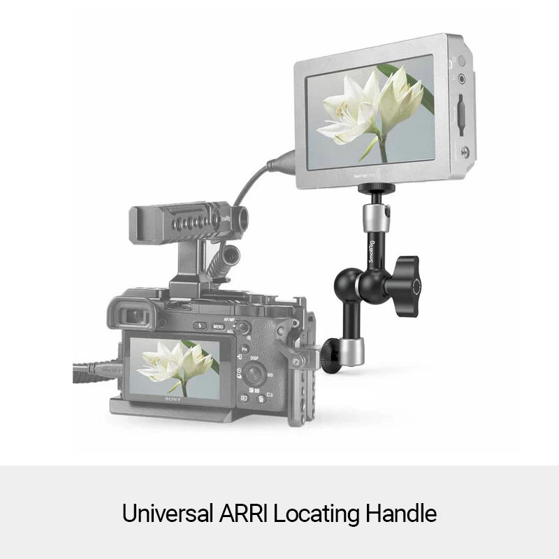 SmallRig 5.5 inches Articulating  Arm Adjustable Friction Magic Arm with 1/4 Thread Screw for DSLR LCD Monitor/LED Light 2065B