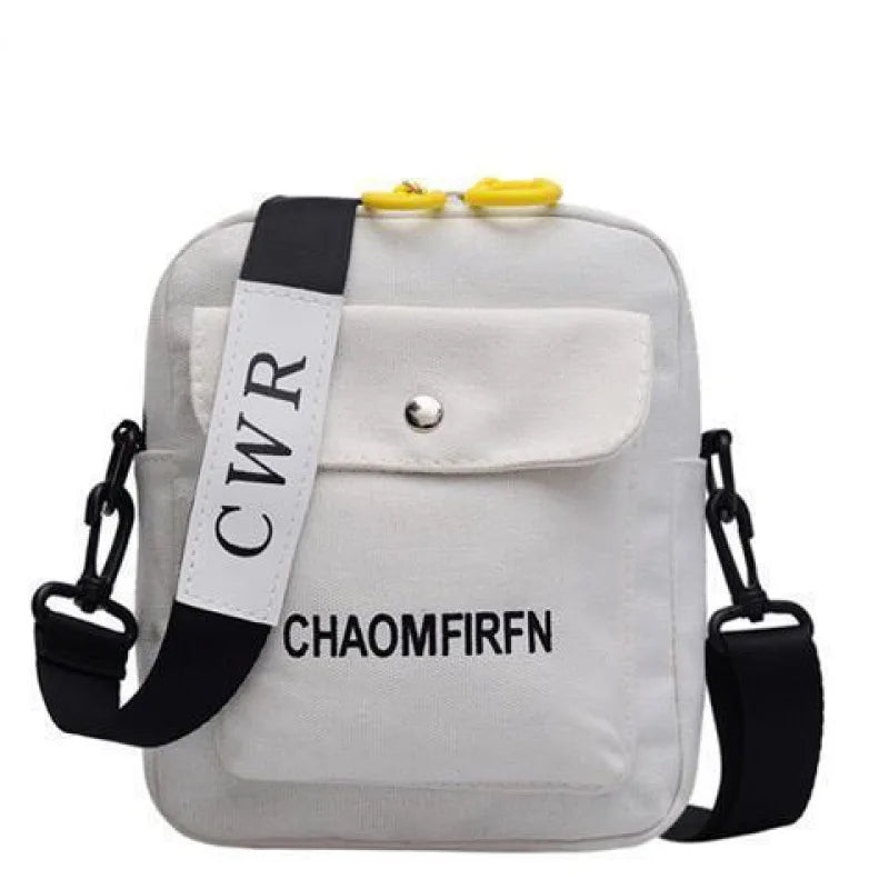 Women Shoulder Bag Fashion Pure Color Casual Tote Outdoor Bag Canvas Handbag Zipper Messenger Messenger Bags Sac Main Femme