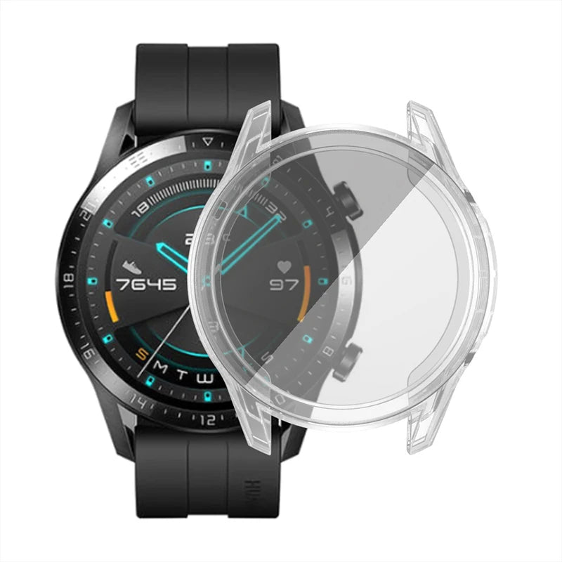 Case for Huawei Watch GT 4 46mm GT 2 46mm GT 3 46mm 42mm / GT 5 GT 6 46mm 41mm Screen Protector Cover GT2 GT3 GT4 GT5 GT6 Case