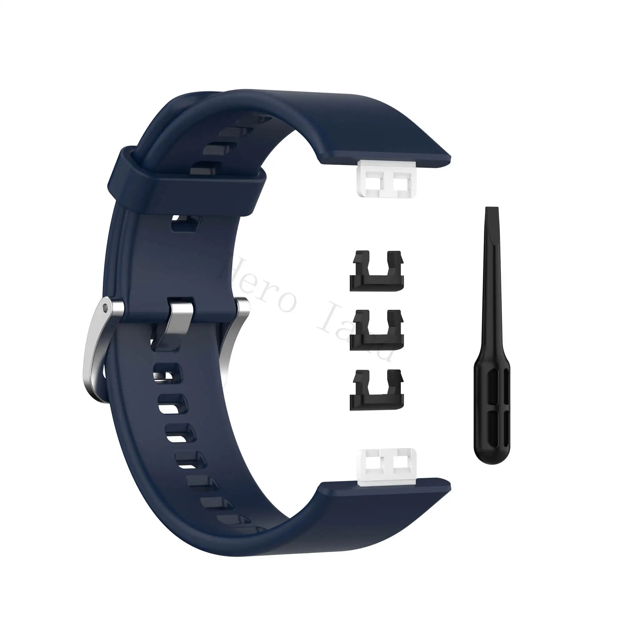 Sport Silicone Watchband For Huawei Watch Fit Strap Original SmarwatchWriststrap Belt Bracelet Printing Accessories with tool