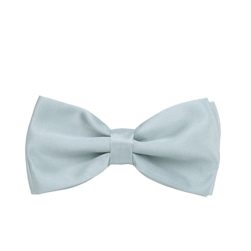 HUISHI Bow Tie For Men Bowtie Solid Color Fashion Butterfly Cravat Banquet Party Bowties Black Gold Red Royal Blue Wine Ties Men