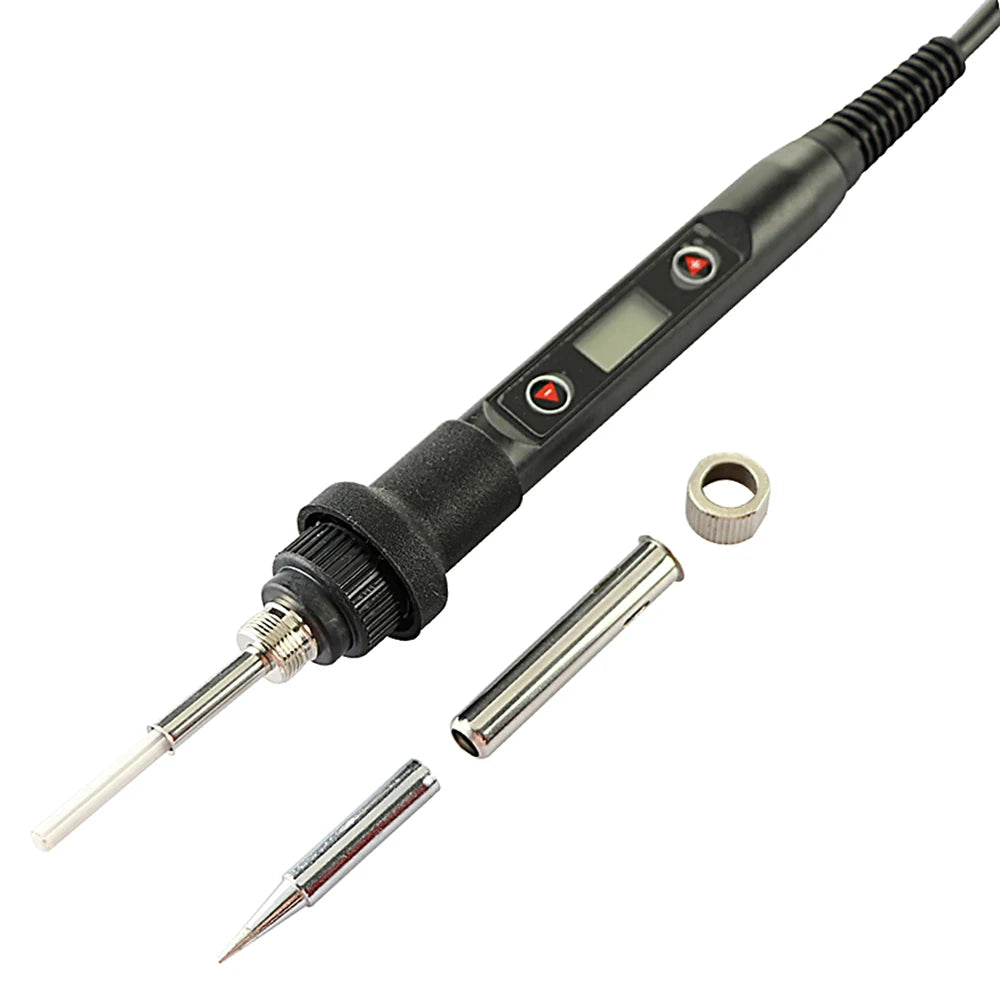 Adjustable Temperature Solder Iron 80W 220V / 110V LCD Electric Soldering Iron Welding Repair Tools