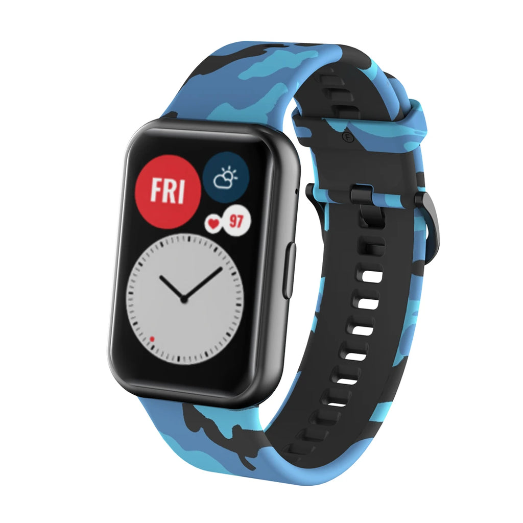 Silicone Band For Huawei Watch FIT Strap Smartwatch Accessories Replacement Wrist Bracelet Correa huawei watch fit Straps
