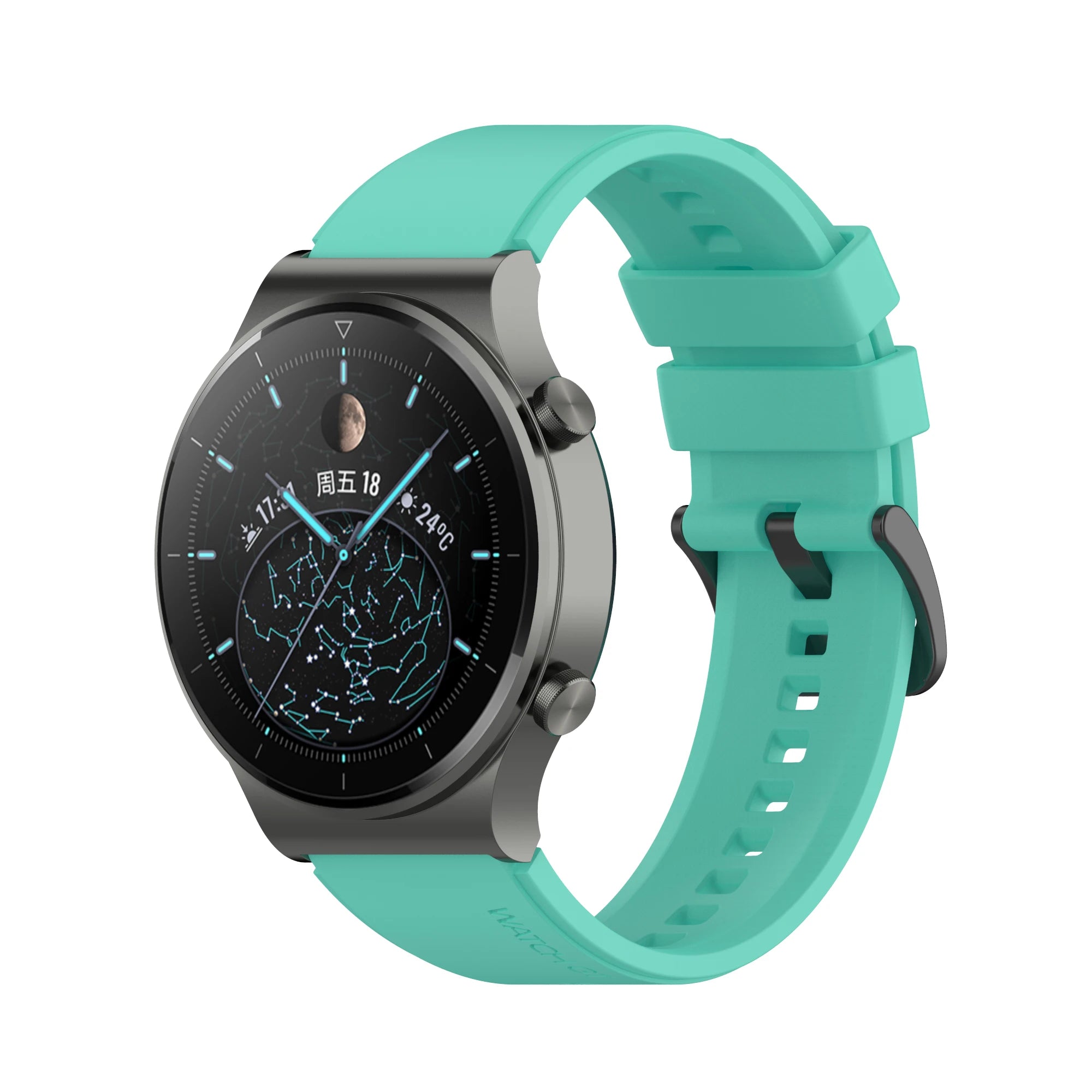 22mmOfficial Silicone Replacement Gt2 Pro Strap Band For Huawei Watch GT5/3 GT4 2 46mm Pro Original Watchband Wristband Bracelet