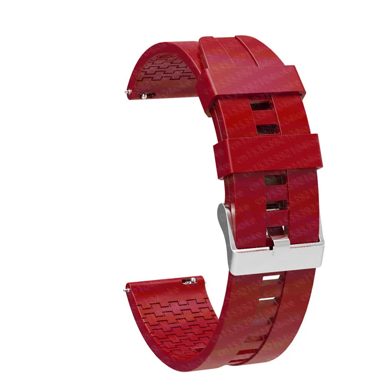 22mm Silicone Watch Band for Huawei Watch GT 2 46mm Soft Sport Strap Bracelet Watchband for Samsung Galaxy Watch 46mm Gear S3