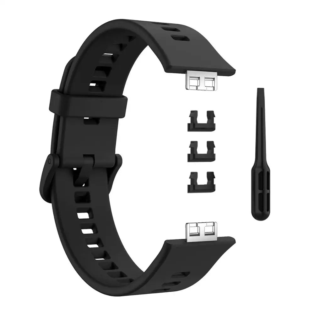 Silicone Band For Huawei Watch FIT Strap Smartwatch Accessories Replacement Wrist Bracelet Correa huawei watch fit Straps