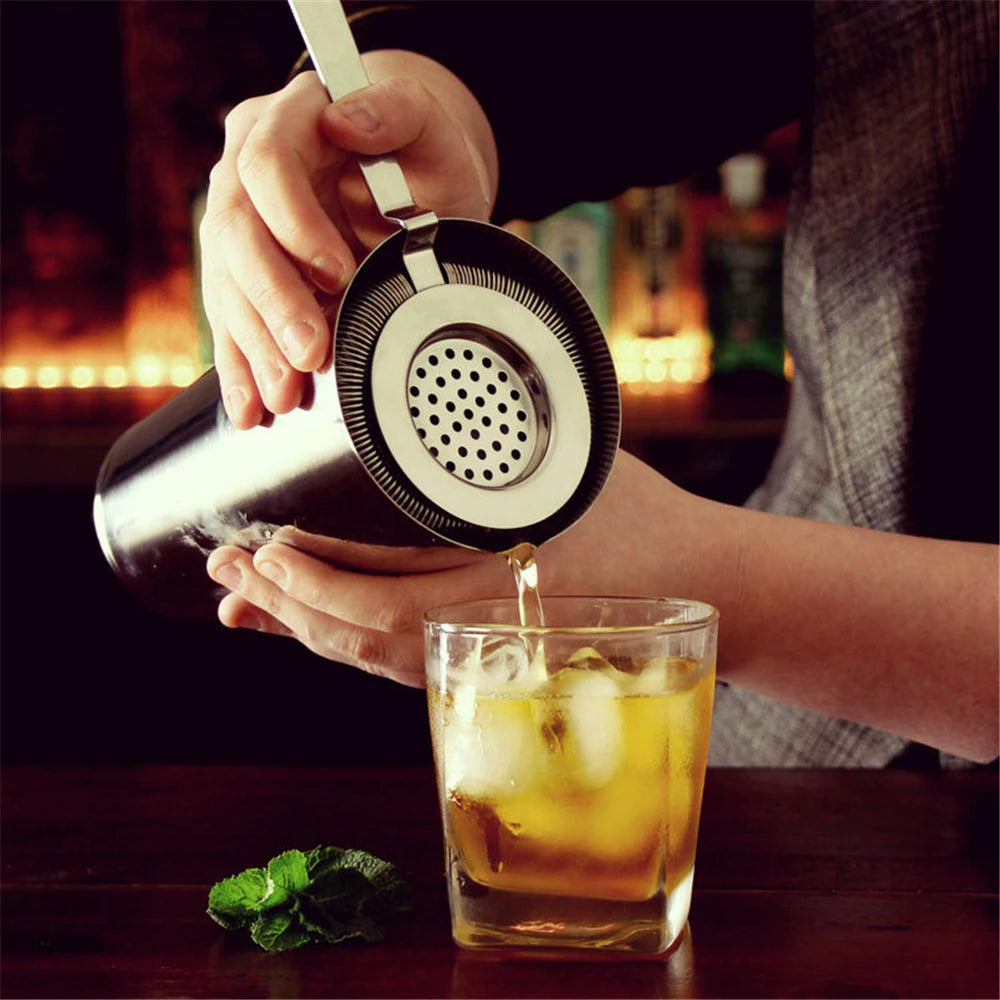Bar Strainer Sprung Cocktail Strainer Stainless Steel Deluxe Strainer Bar Tools