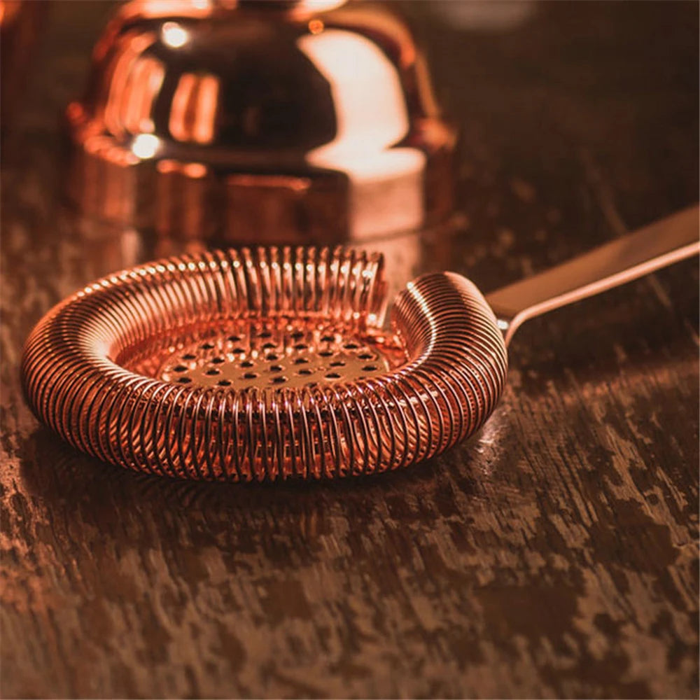 Bar Strainer Sprung Cocktail Strainer Stainless Steel Deluxe Strainer Bar Tools