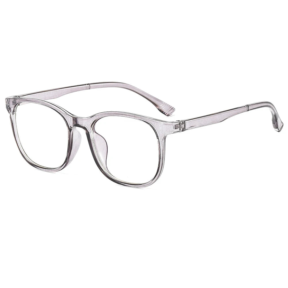 Transparent Computer Glasses pc Frame Women Men Anti Blue Light square Eyewear Blocking Glasses Optical Spectacle Eyeglass round