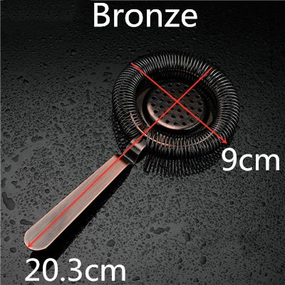 Bar Strainer Sprung Cocktail Strainer Stainless Steel Deluxe Strainer Bar Tools