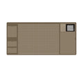 Multifunctional Large XXL PU Mouse Pad Student Writing Pad Business Desk Mat Laptop Organizer with Calendar Scale Card Slot