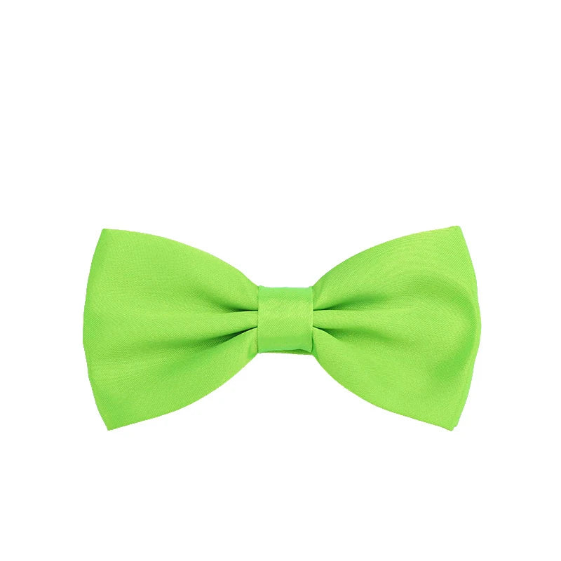HUISHI Bow Tie For Men Bowtie Solid Color Fashion Butterfly Cravat Banquet Party Bowties Black Gold Red Royal Blue Wine Ties Men