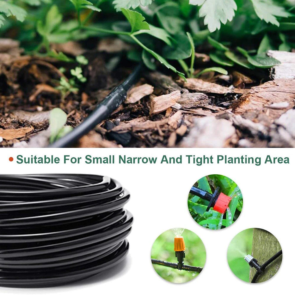 4 / 7mm Hose PVC Water Pipe Irrigation Tube Garden Water Drip Hose  Irrigation System Watering Systems for Greenhouses Watering
