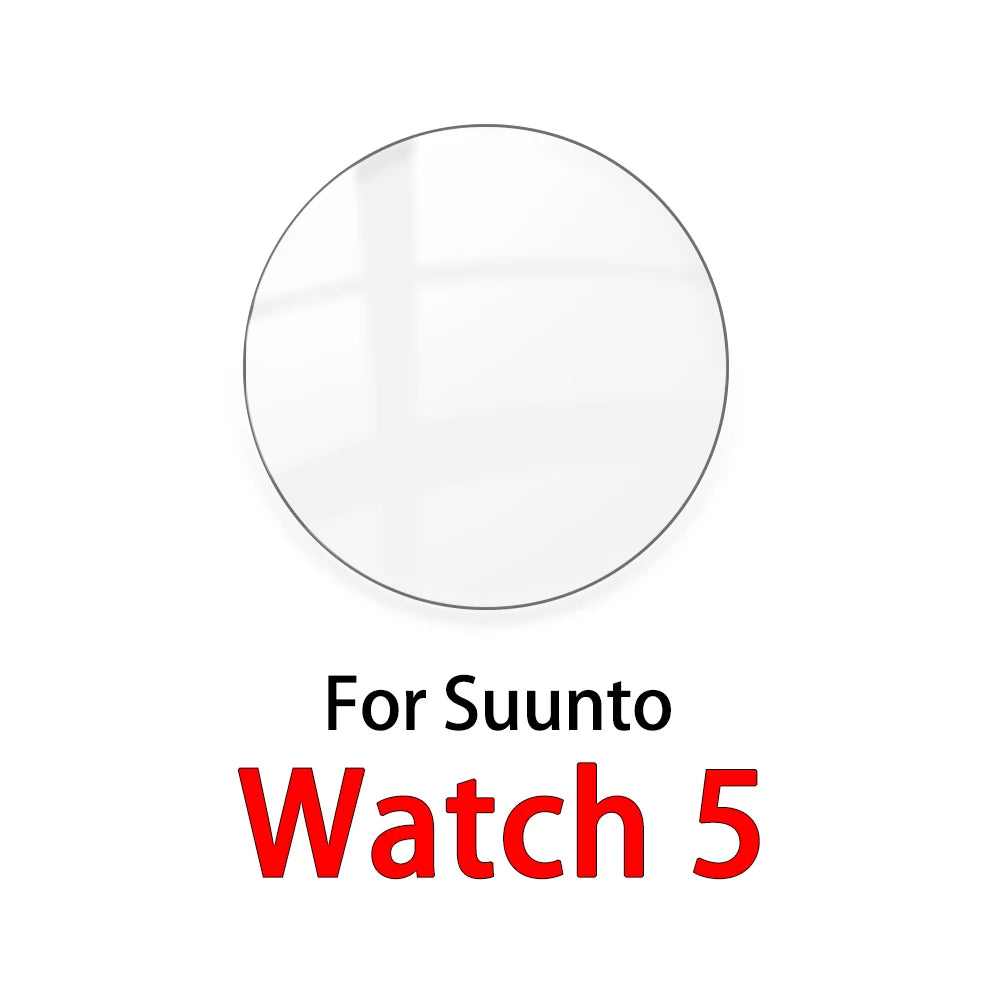 [5PCS] Tempered Glass for Suunto Watch 9 Baro 7 5 3 Screen Protector - Ultra HD Anti-scratch Glass Protective Film Accessories