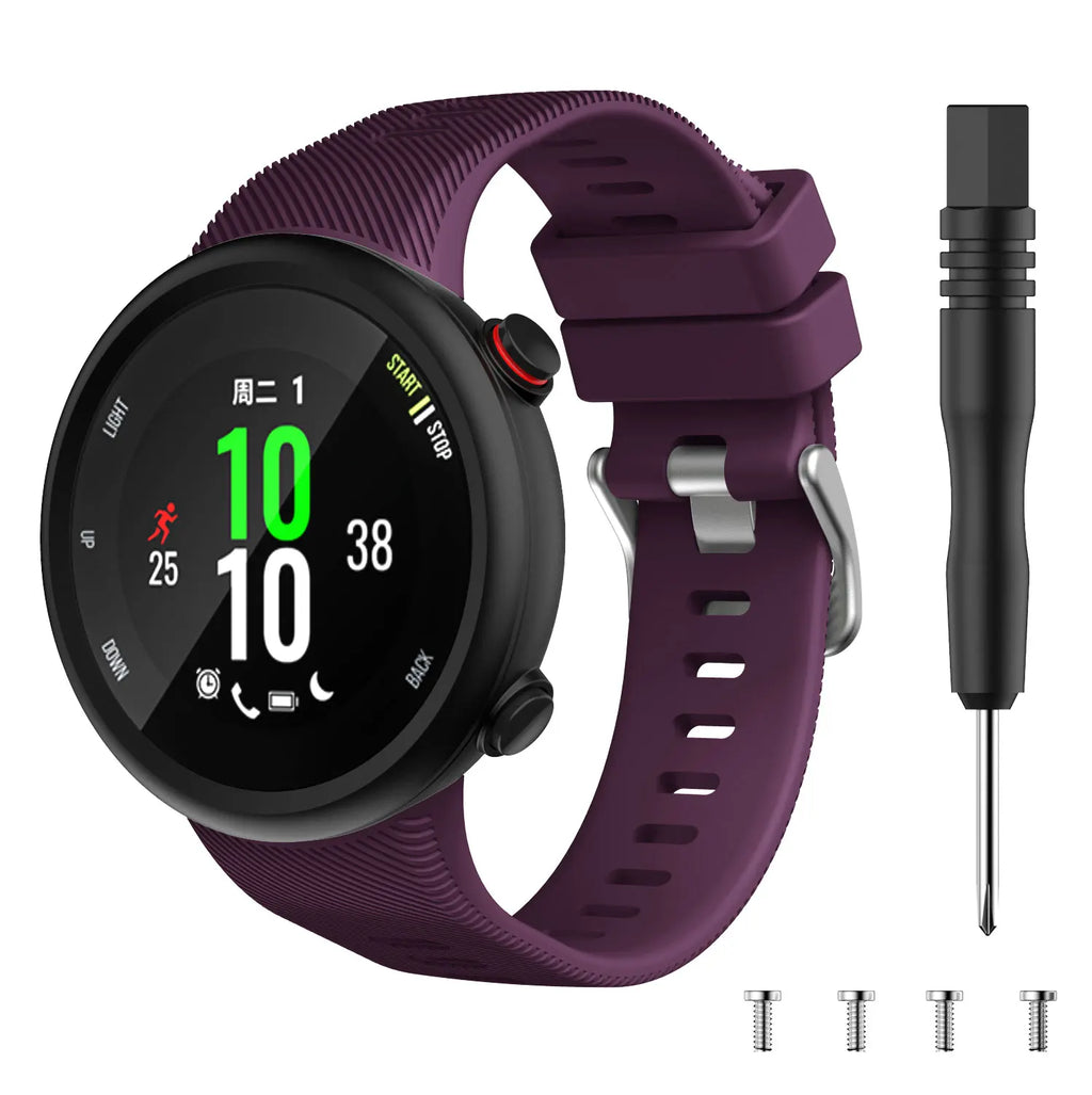 High Quality Silicone Strap for Garmin Swim 2 Smart Watch Band Sport Wristband for Garmin Forerunner 45 45s Bracelet Accessories