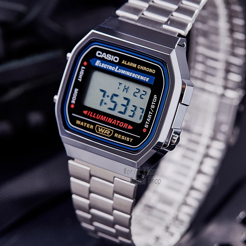 Casio Watch Silver Watch Men Set Brand Luxury LED Digital Waterproof Quartz Men Watch Sport Military Wrist Watch Relogio Masculi