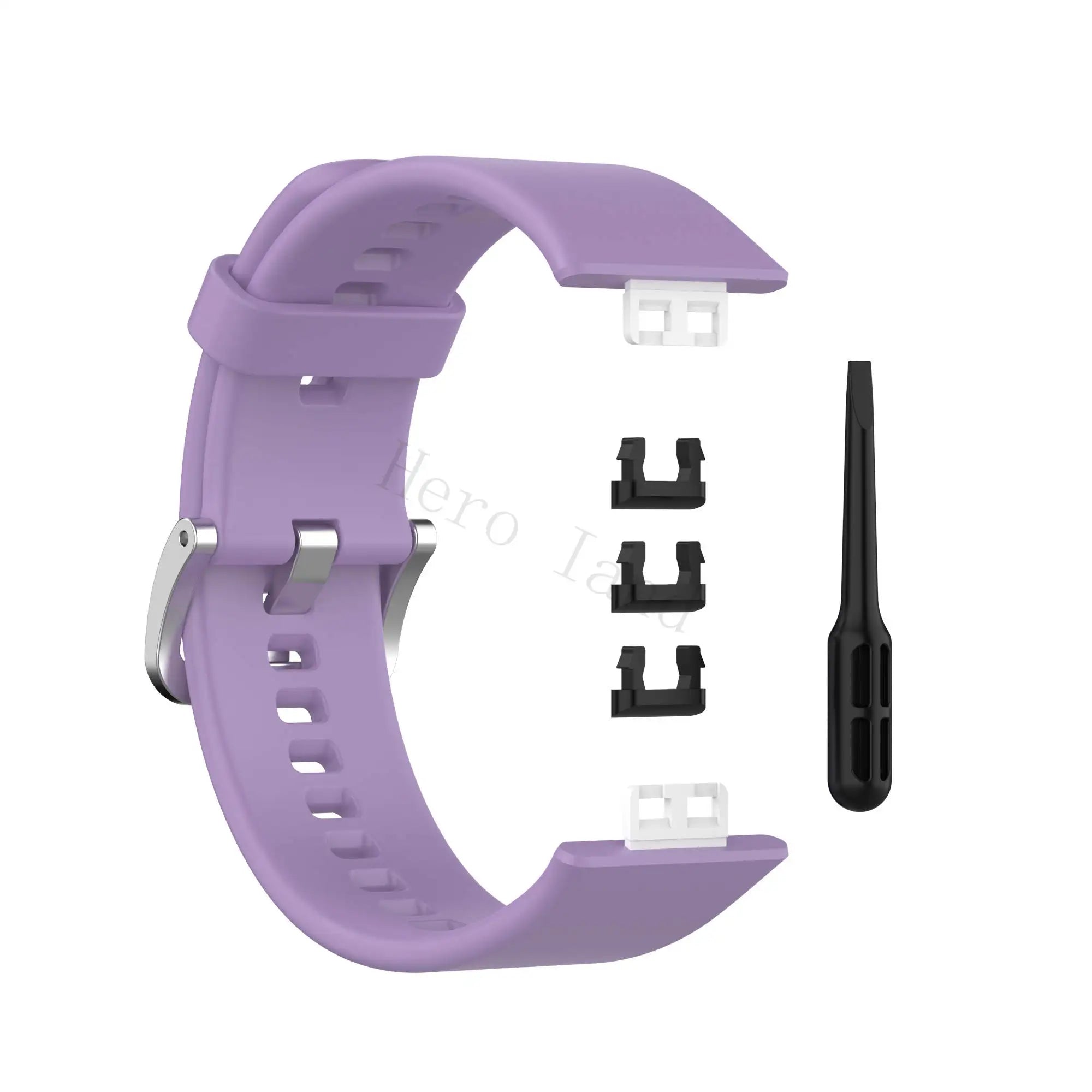 Sport Silicone Watchband For Huawei Watch Fit Strap Original SmarwatchWriststrap Belt Bracelet Printing Accessories with tool