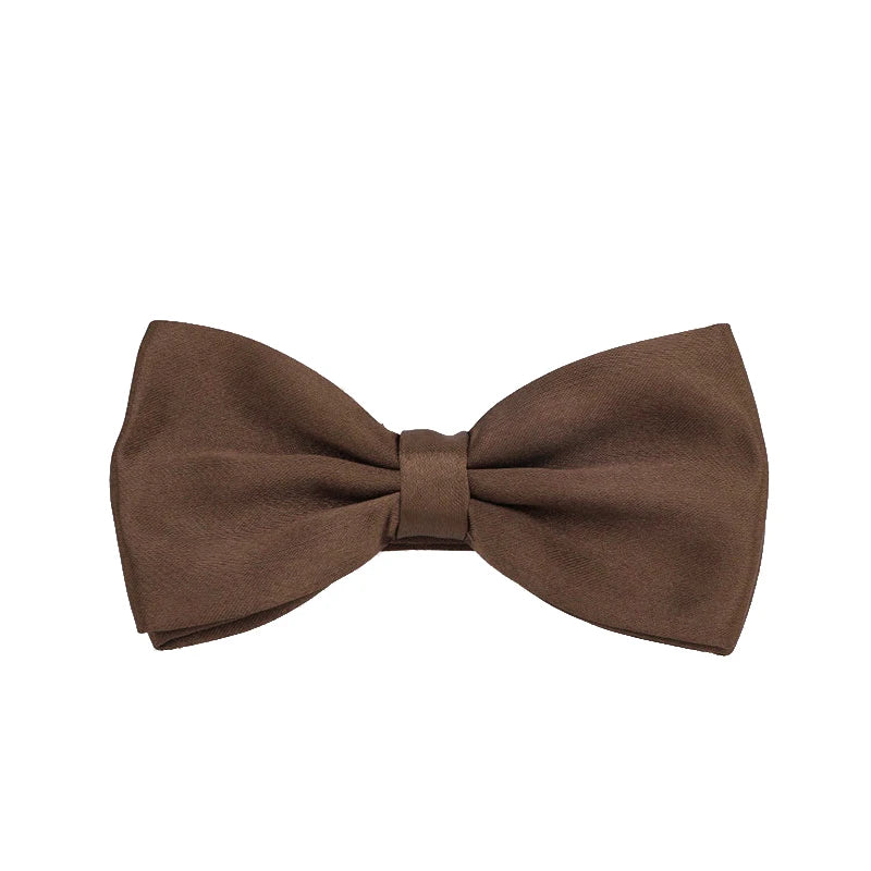 HUISHI Bow Tie For Men Bowtie Solid Color Fashion Butterfly Cravat Banquet Party Bowties Black Gold Red Royal Blue Wine Ties Men