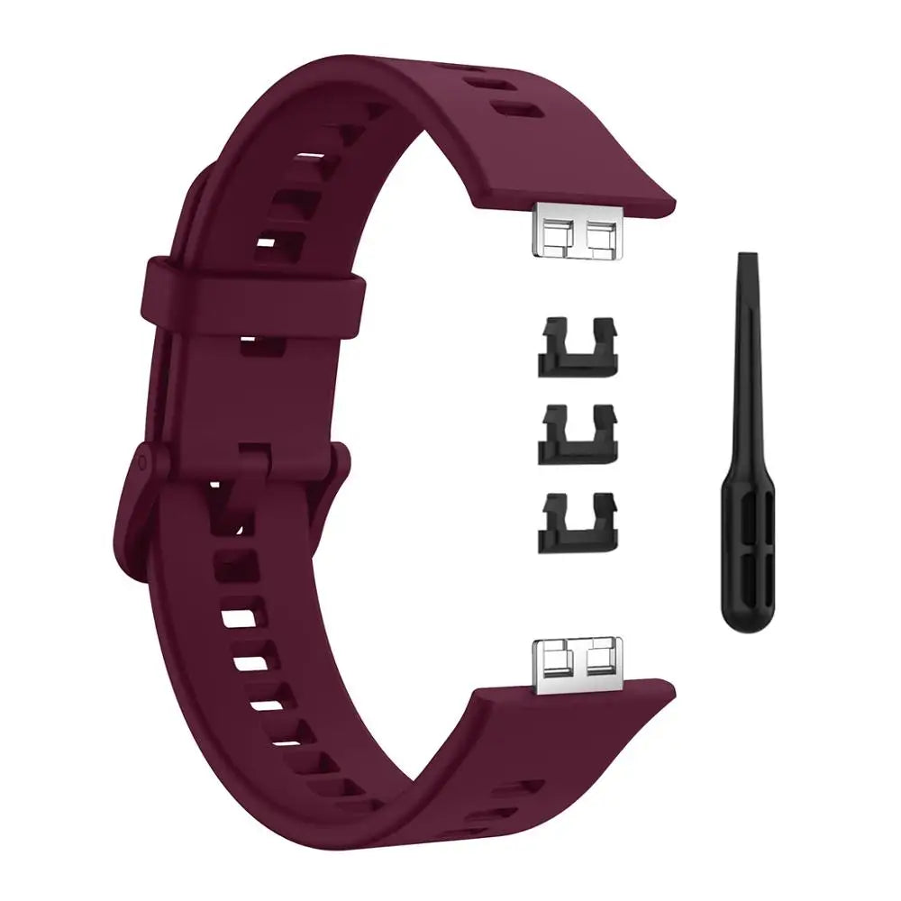 Silicone Band For Huawei Watch FIT Strap Smartwatch Accessories Replacement Wrist Bracelet Correa huawei watch fit Straps