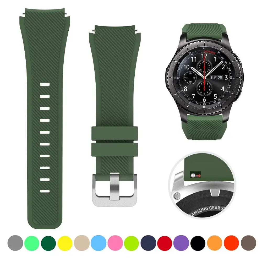 20mm 22mm Strap For Samsung galaxy watch 4 5 6 7 44mm 5 pro 45mm Gear S3 Frontier bracelet Huawei watch gt 2/2e/3/4/5/6 pro Band