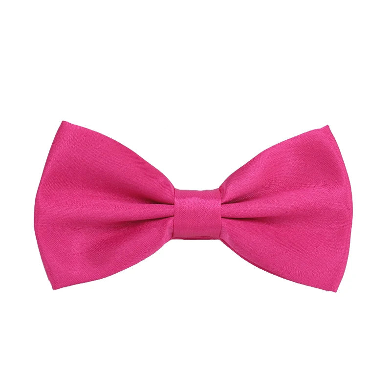 HUISHI Bow Tie For Men Bowtie Solid Color Fashion Butterfly Cravat Banquet Party Bowties Black Gold Red Royal Blue Wine Ties Men