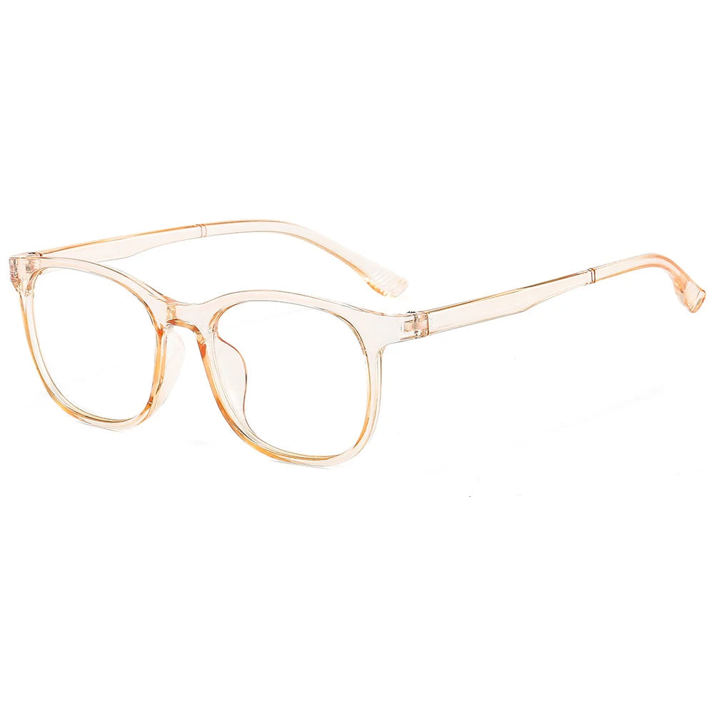 Transparent Computer Glasses pc Frame Women Men Anti Blue Light square Eyewear Blocking Glasses Optical Spectacle Eyeglass round