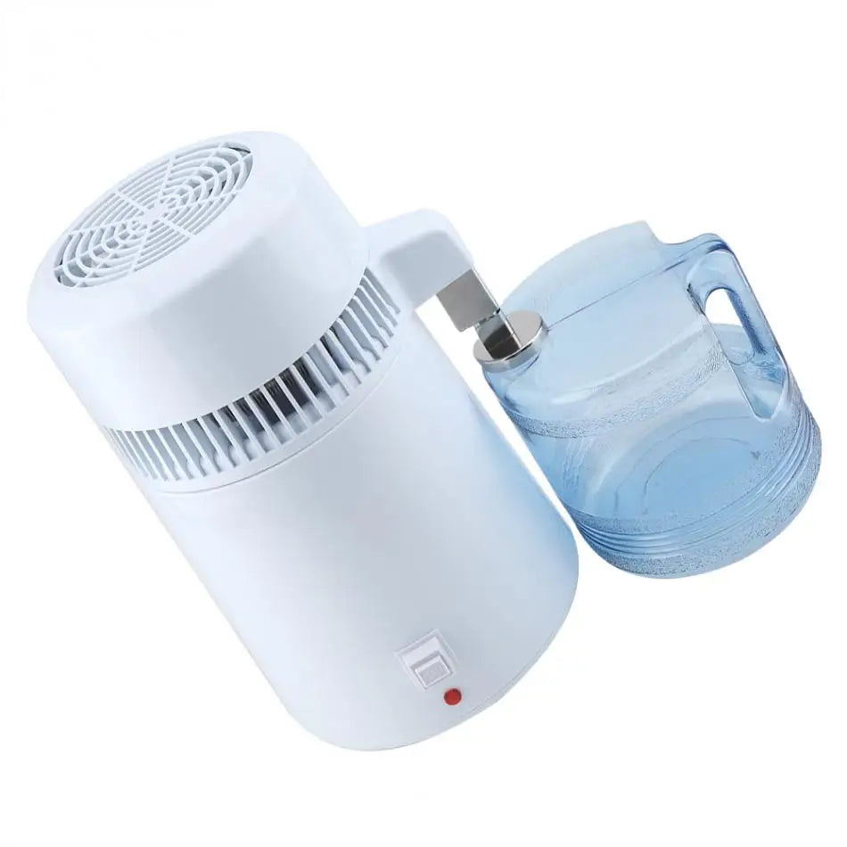 4L Pure Water Distiller 750W Plastic Jug Water Distilled Machine Stainless Steel Water Purifier Dental Distillation Equipment