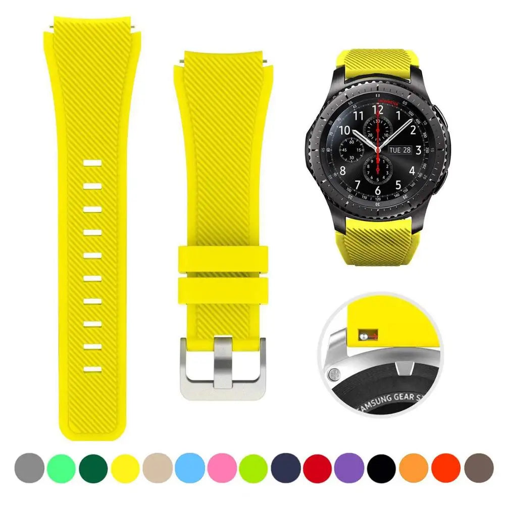 20mm 22mm Strap For Samsung galaxy watch 4 5 6 7 44mm 5 pro 45mm Gear S3 Frontier bracelet Huawei watch gt 2/2e/3/4/5/6 pro Band