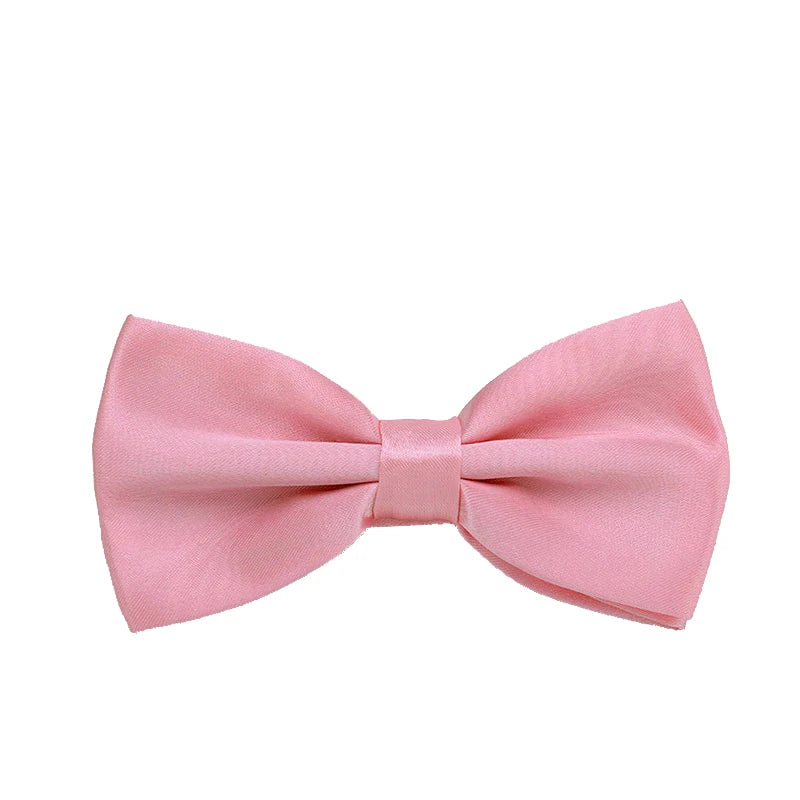 HUISHI Bow Tie For Men Bowtie Solid Color Fashion Butterfly Cravat Banquet Party Bowties Black Gold Red Royal Blue Wine Ties Men