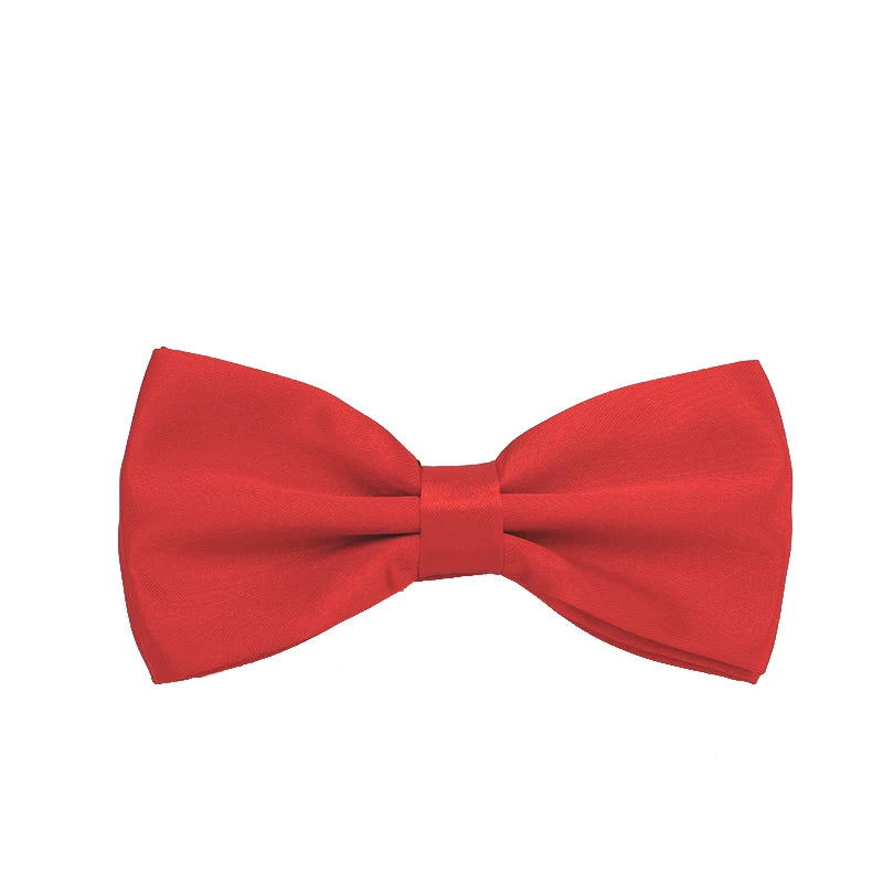 HUISHI Bow Tie For Men Bowtie Solid Color Fashion Butterfly Cravat Banquet Party Bowties Black Gold Red Royal Blue Wine Ties Men