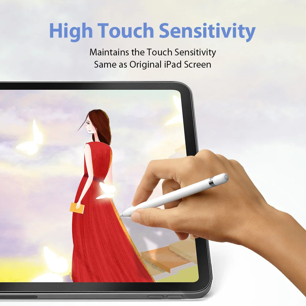 2pcs for iPad Air 2024 Pro 11/13 M4 Screen Protector Film  Paper Feel Matte PET Painting for iPad 7th 8th 9th 10th Generation