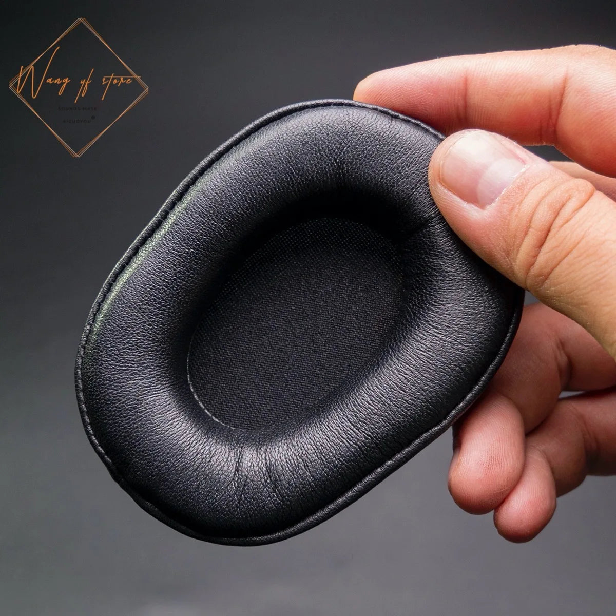 Sheepskin Ear Pads Foam Cushion For ULTRASONE ED 8 Palladium Ruthenium Edition 8 x  Headphone Real Leather Part