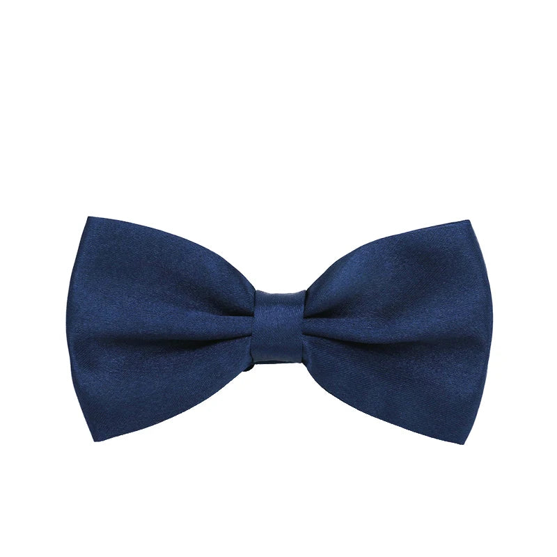 HUISHI Bow Tie For Men Bowtie Solid Color Fashion Butterfly Cravat Banquet Party Bowties Black Gold Red Royal Blue Wine Ties Men