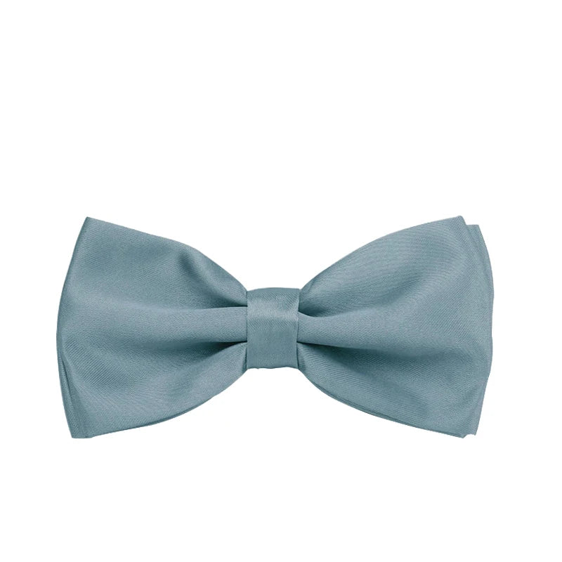 HUISHI Bow Tie For Men Bowtie Solid Color Fashion Butterfly Cravat Banquet Party Bowties Black Gold Red Royal Blue Wine Ties Men
