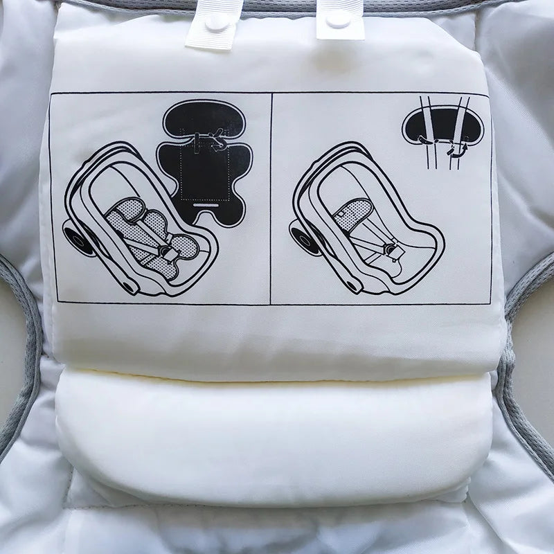 Seat Cushion For Foofoo Doona Seat Basket Mat Sponge  For 4 In 1 Stroller Baby Buggy Accessories