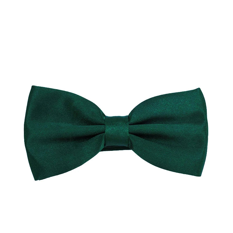 HUISHI Bow Tie For Men Bowtie Solid Color Fashion Butterfly Cravat Banquet Party Bowties Black Gold Red Royal Blue Wine Ties Men