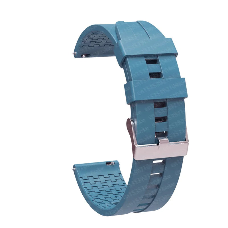 22mm Silicone Watch Band for Huawei Watch GT 2 46mm Soft Sport Strap Bracelet Watchband for Samsung Galaxy Watch 46mm Gear S3